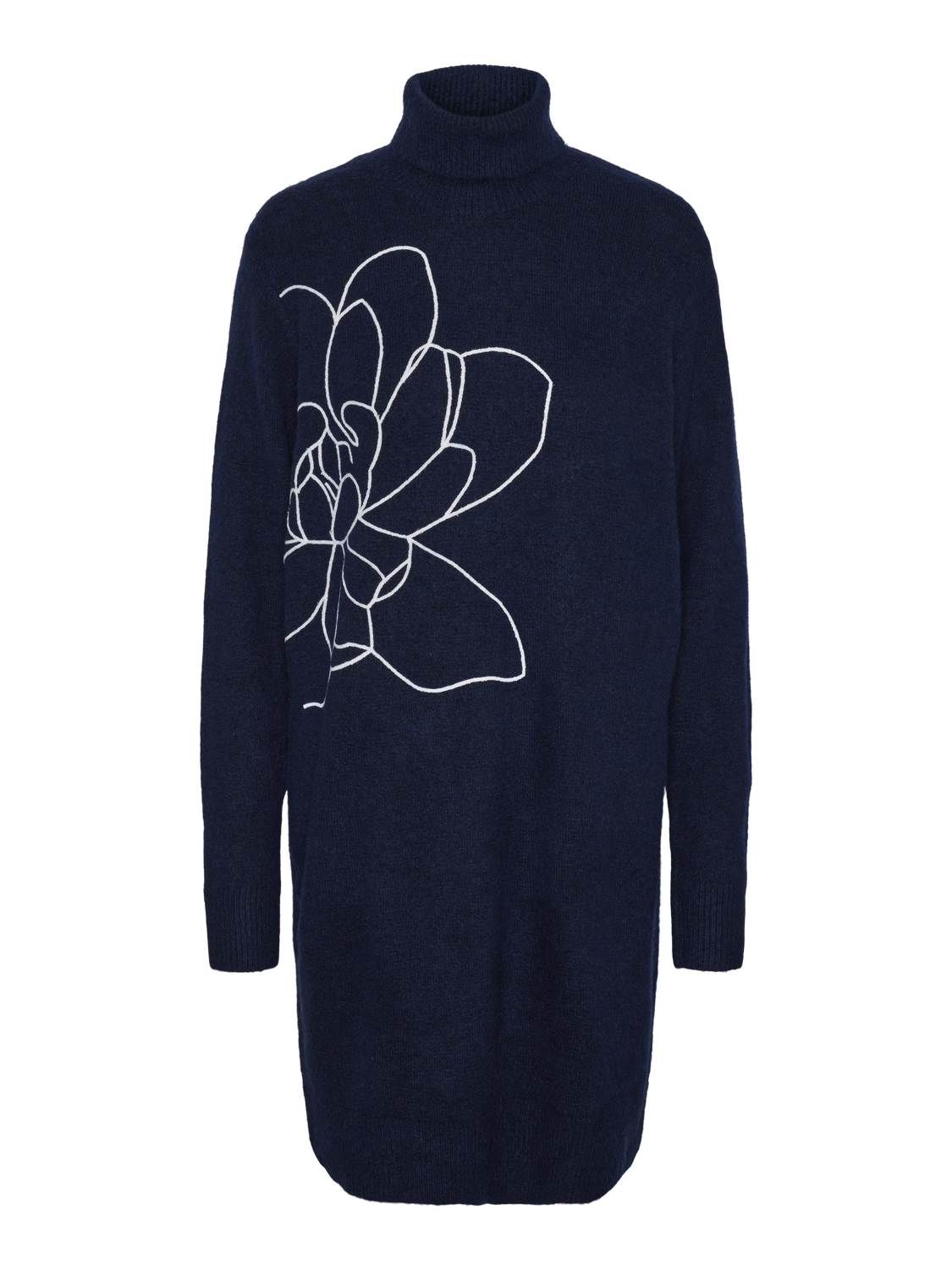 YASJUVA ROLL NECK KNIT DRESS